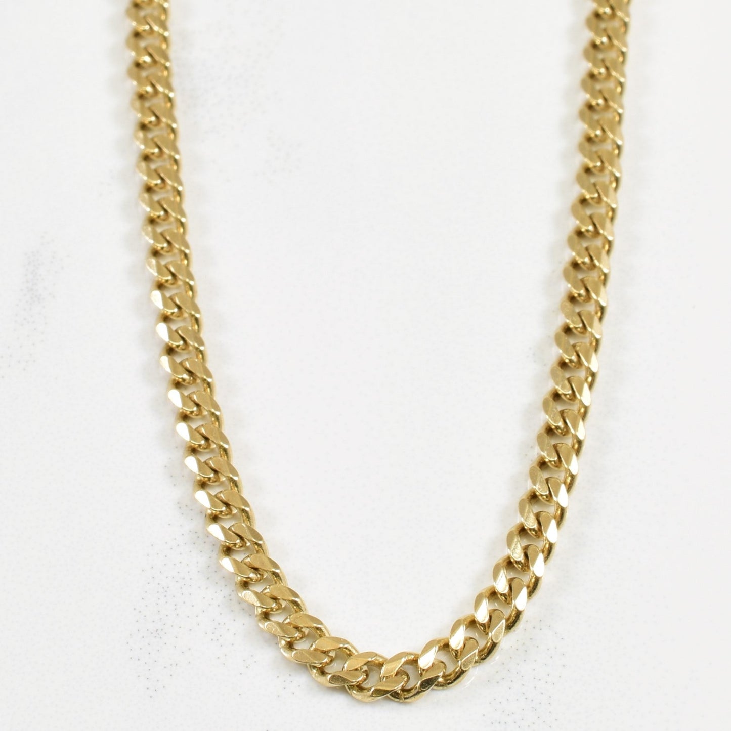 10k Yellow Gold Cuban Link Chain | 21 |