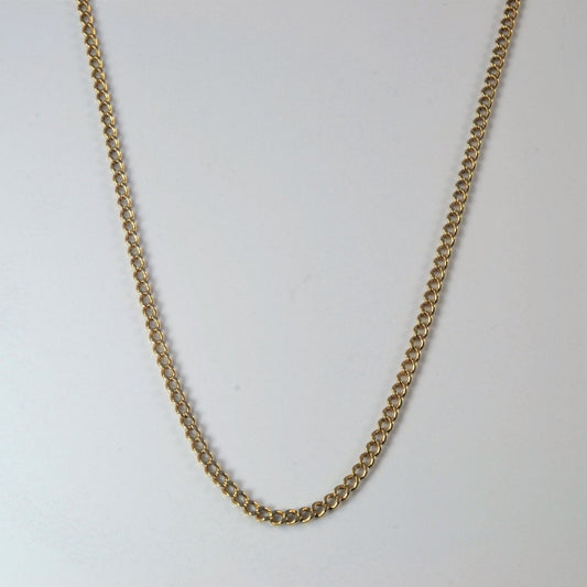10k Yellow Gold Curb Chain | 24 |