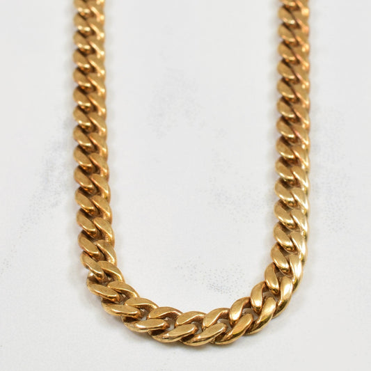 10k Yellow Gold Curb Chain | 17.25 |