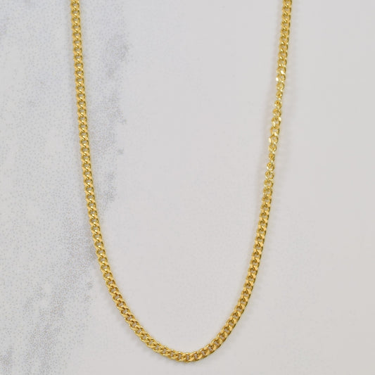 10k Yellow Gold Curb Chain | 16 |