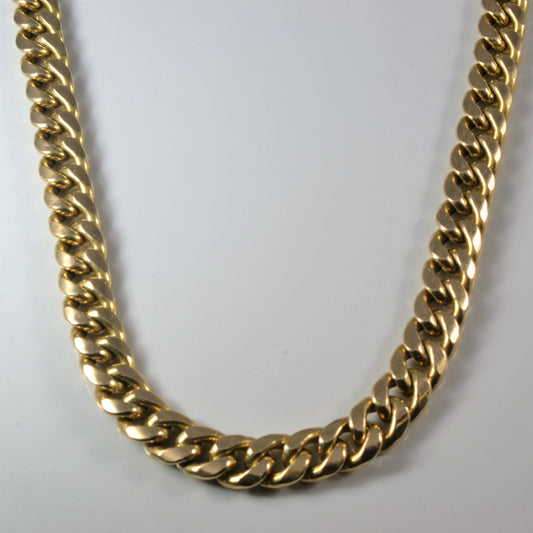 10k Yellow Gold Curb Chain | 26 |