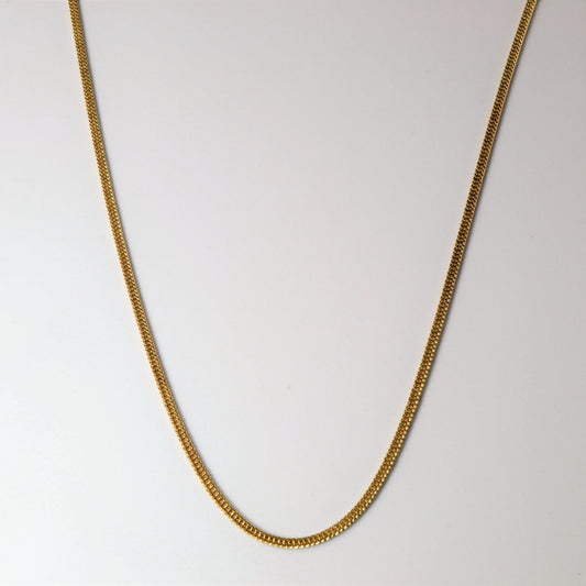 10k Yellow Gold Curb Chain | 24 |