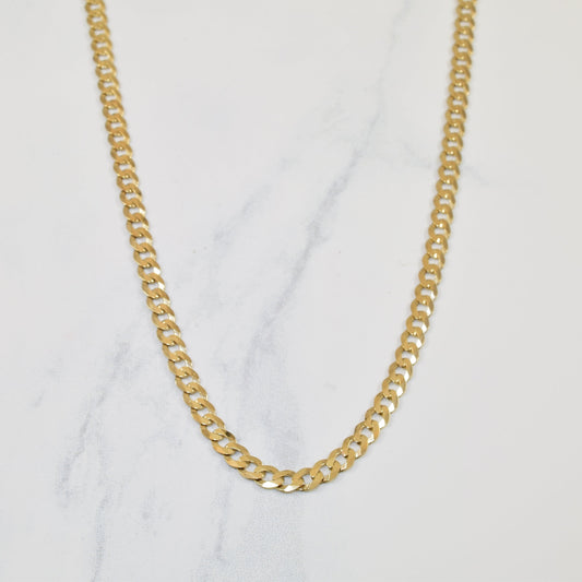 10k Yellow Gold Curb Chain | 20 |