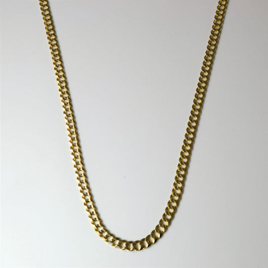 10k Yellow Gold Curb Chain | 20 |