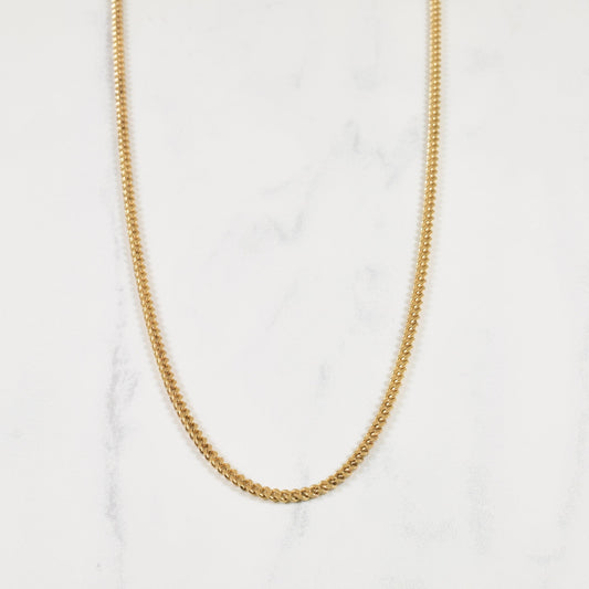 10k Yellow Gold Curb Chain | 20 |