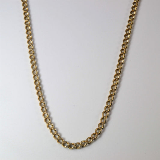10k Yellow Gold Curb Chain | 23 |