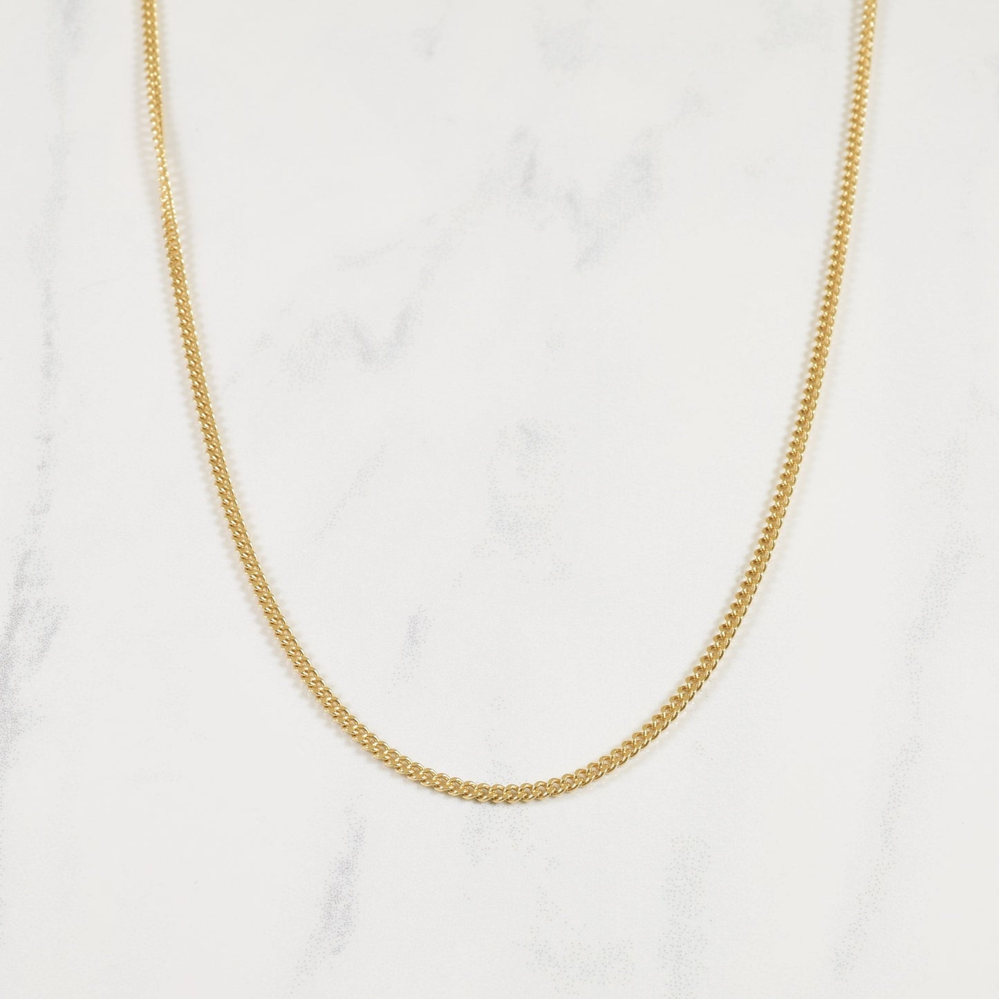 10k Yellow Gold Curb Chain | 26 |