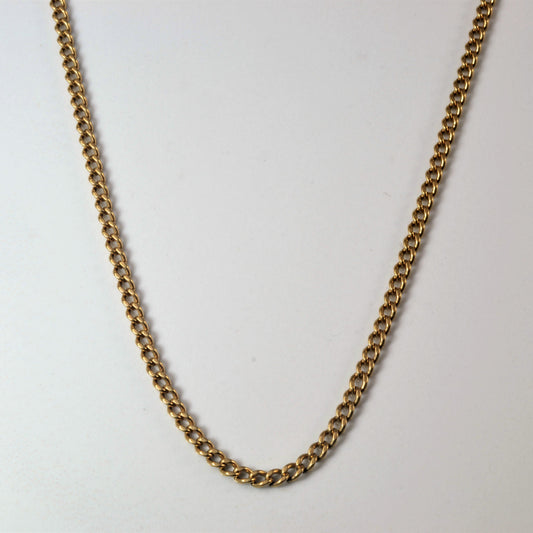 10k Yellow Gold Curb Chain | 24 |