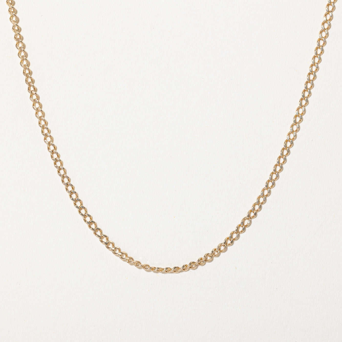 10k Yellow Gold Curb Chain | 24 |