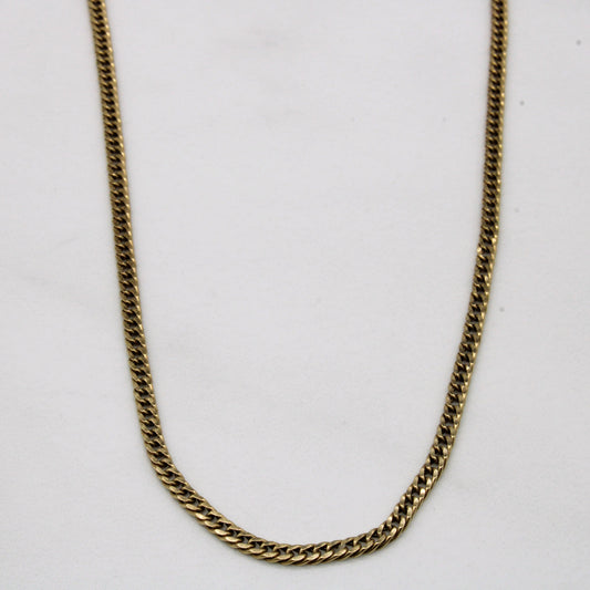 10k Yellow Gold Cuban Link Chain | 22 |