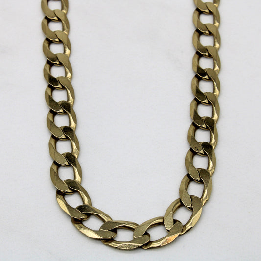 10k Yellow Gold Curb Chain | 21 |