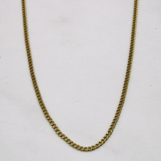 10k Yellow Gold Cuban Link Chain | 24 |