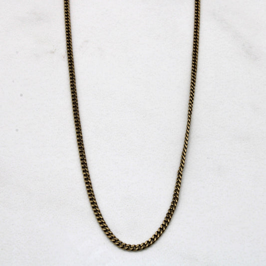 10k Yellow Gold Cuban Link Chain | 19 |