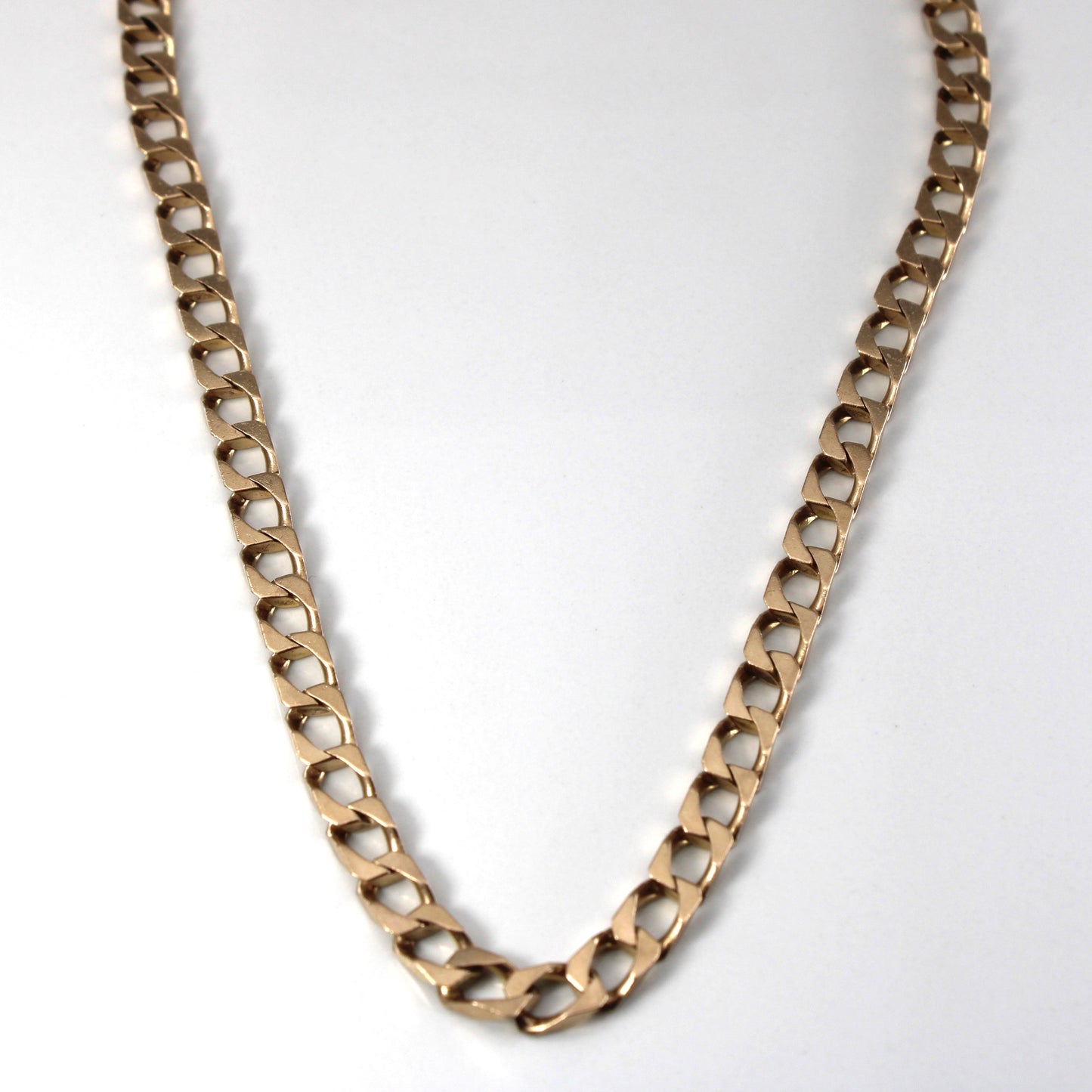 10k Yellow Gold Curb Link Chain | 14|