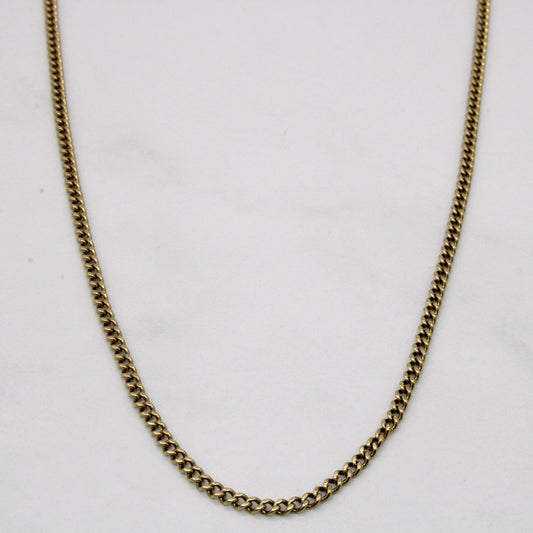 10k Yellow Gold Cuban Link Chain | 24 |