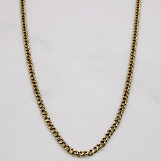 10k Yellow Gold Cuban Link Chain | 26 |
