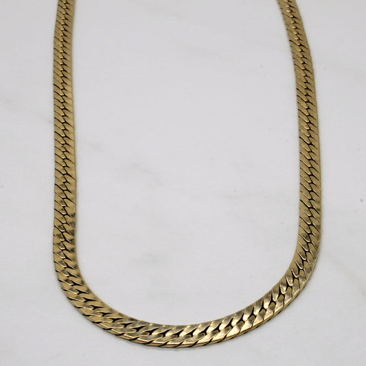 10k Yellow Gold Cuban Link Chain | 19 |