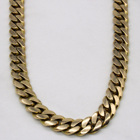 10k Yellow Gold Cuban Link Chain | 22 |