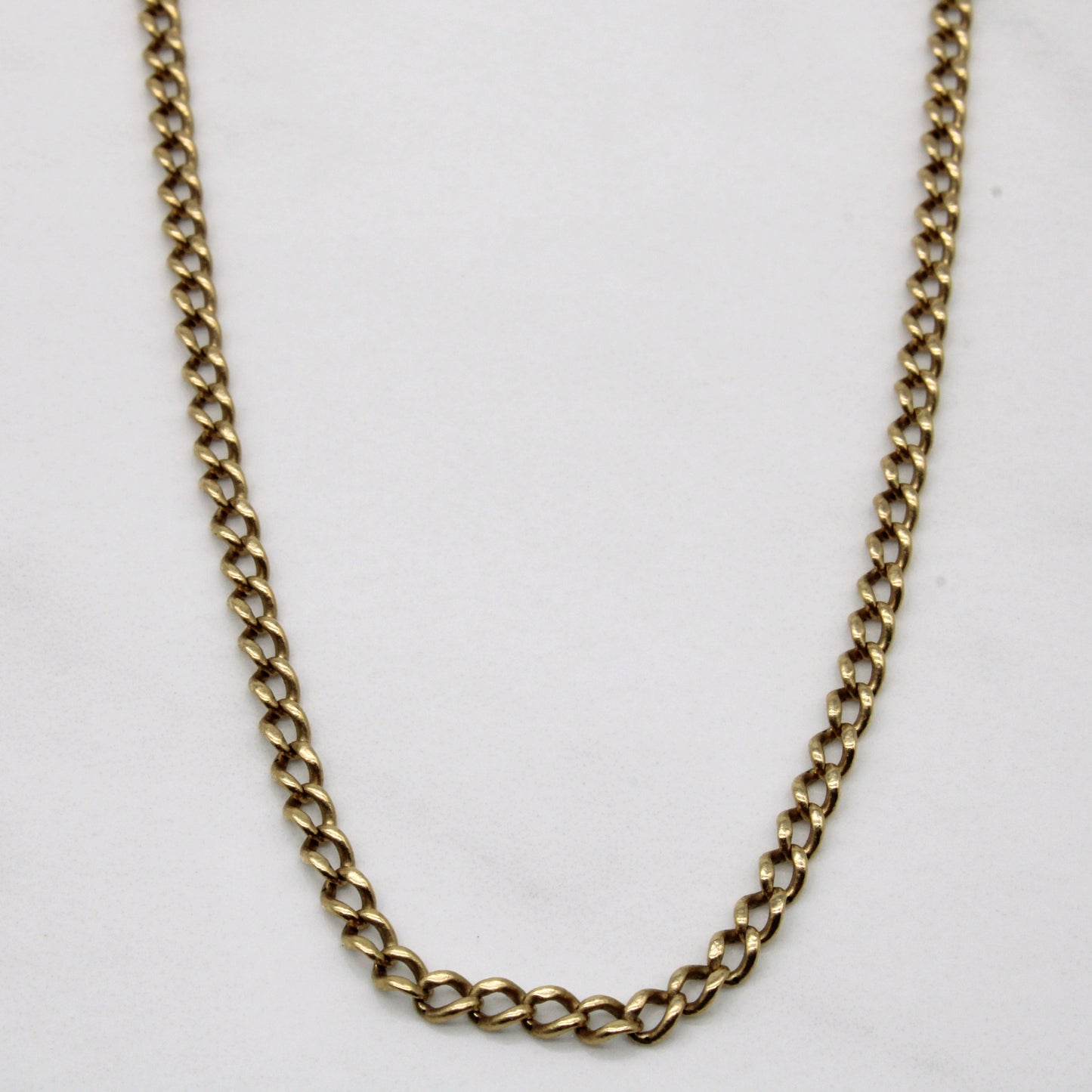 10k Yellow Gold Curb Chain | 28 |