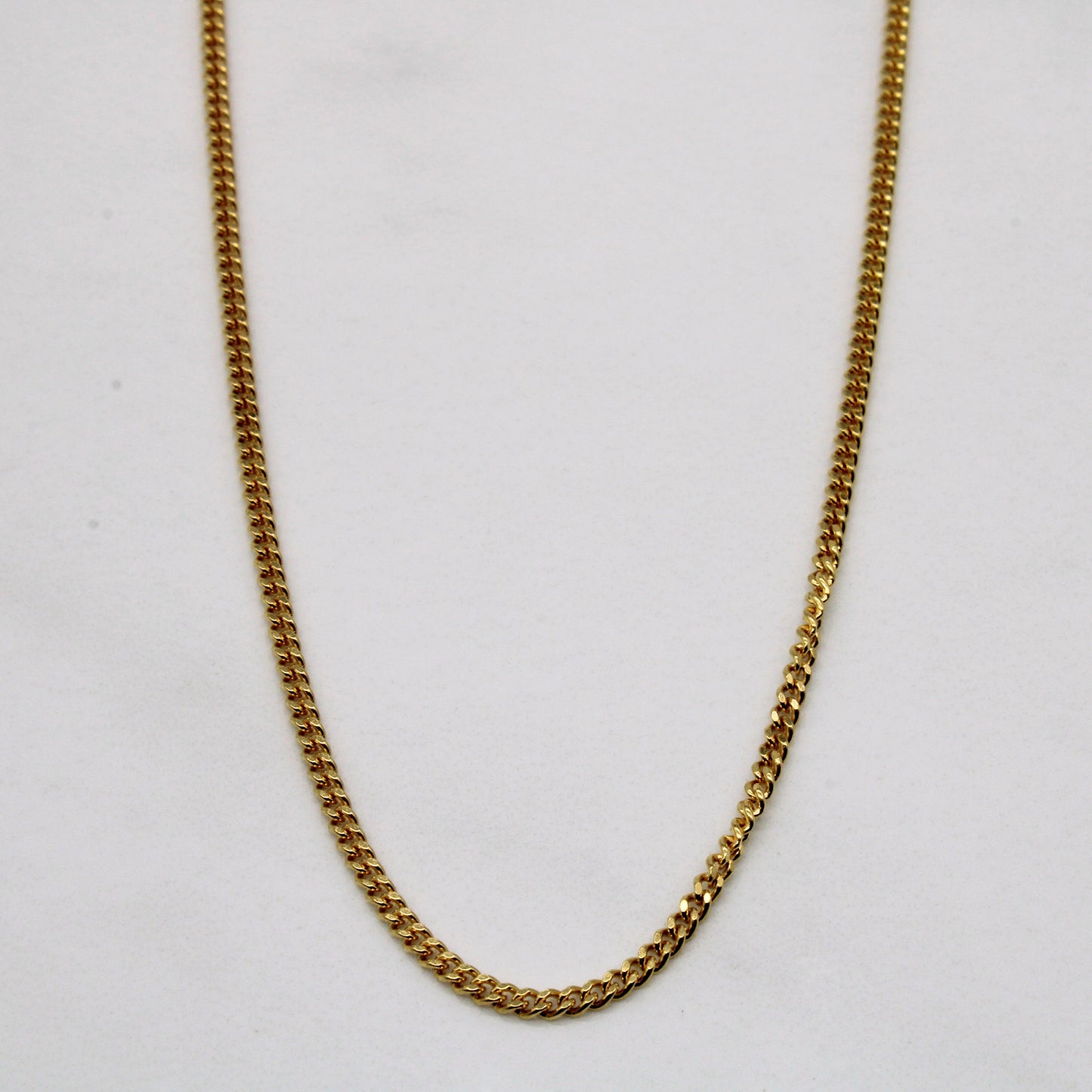 10k Yellow Gold Curb Chain | 24 |