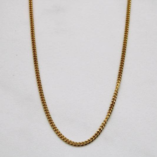 10k Yellow Gold Curb Chain | 24 |