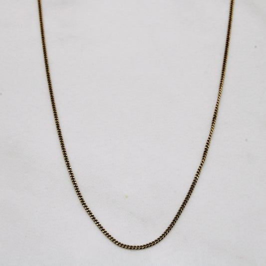 10k Yellow Gold Curb Chain | 16 |