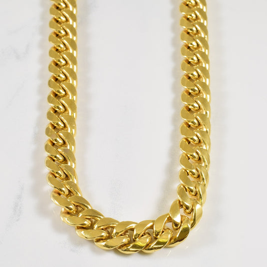 10k Yellow Gold Curb Chain | 28 |