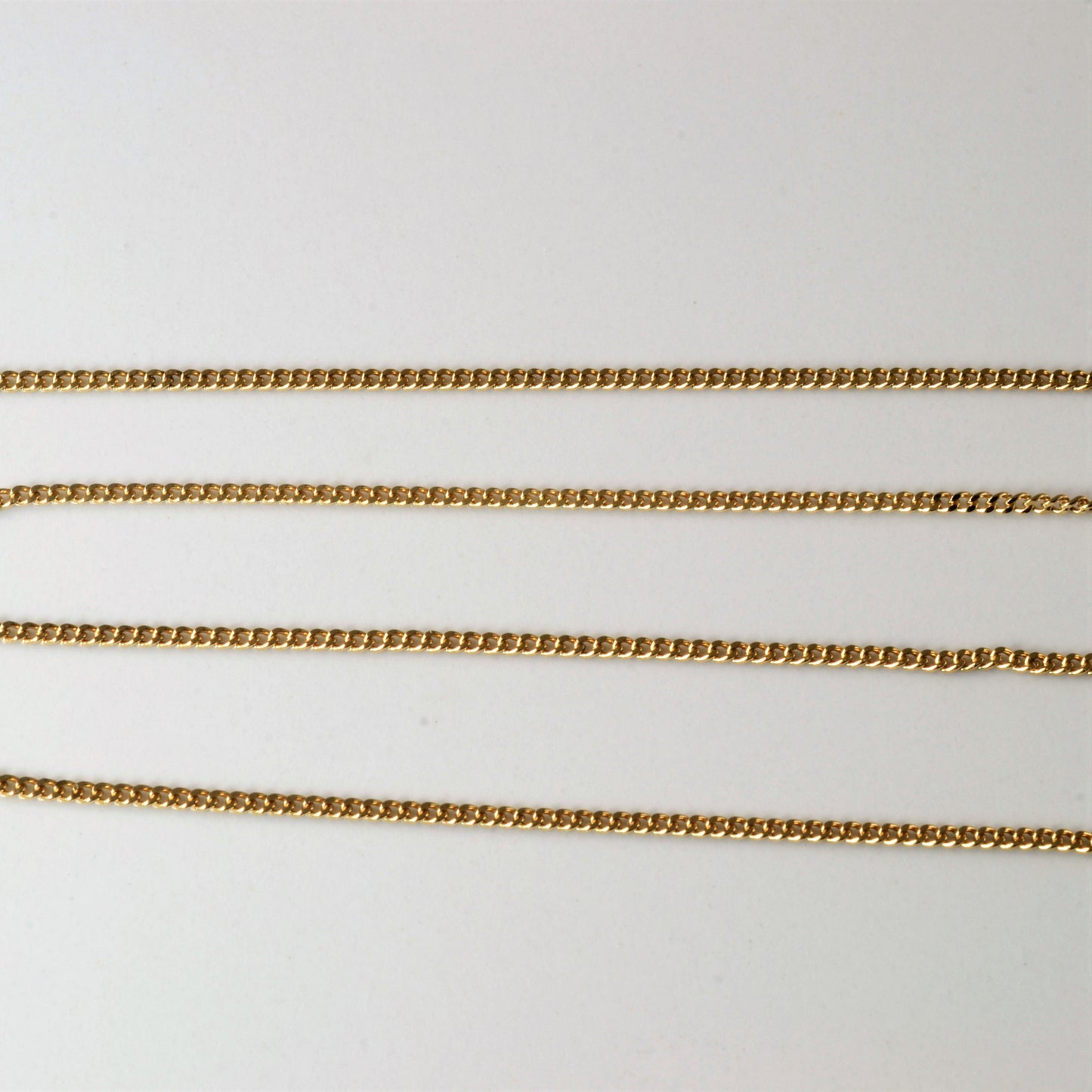 10k Yellow Gold Curb Chain | 16|