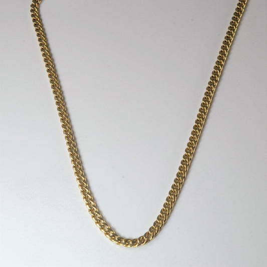 10k Yellow Gold Curb Chain | 28 |