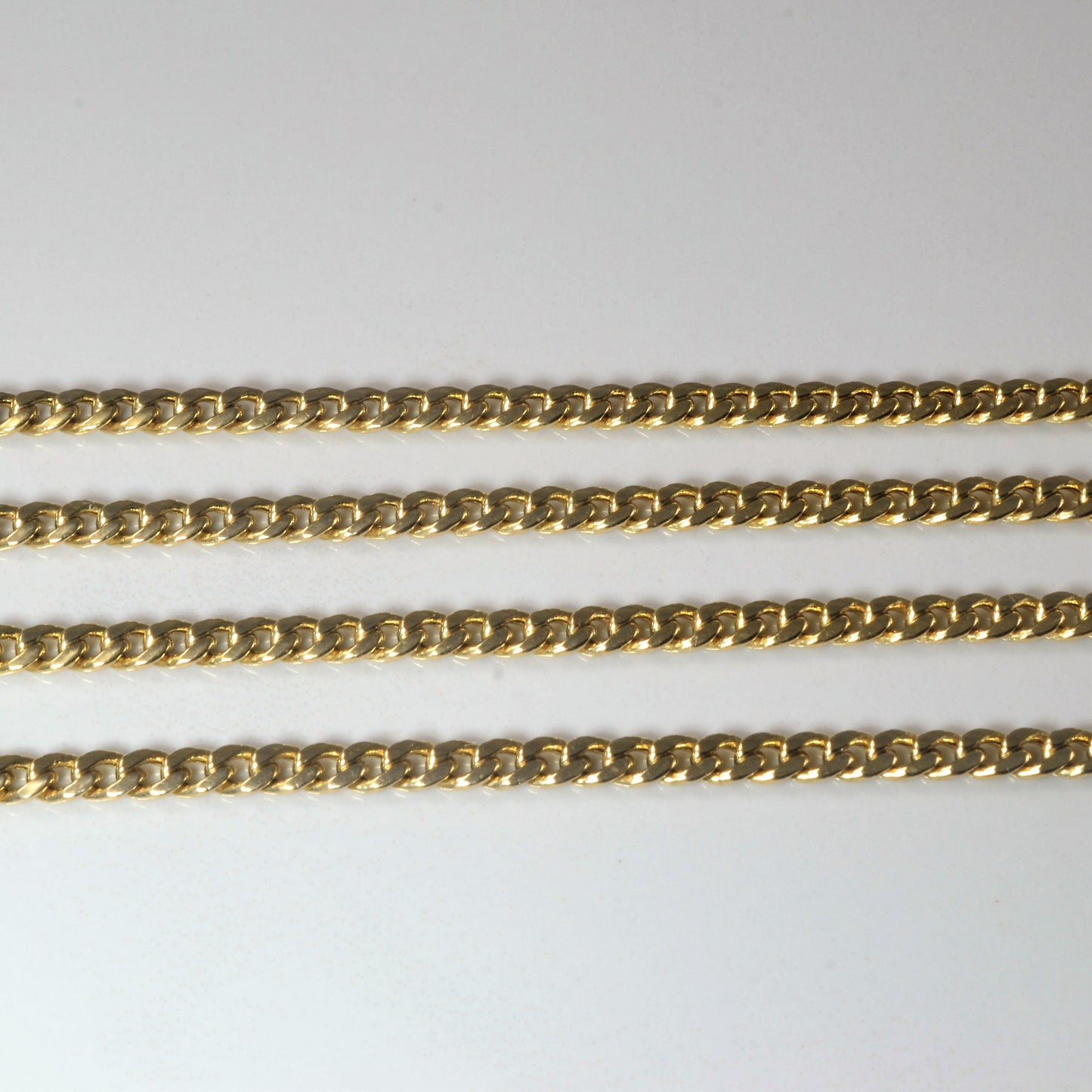 10k Yellow Gold Curb Chain | 28 |