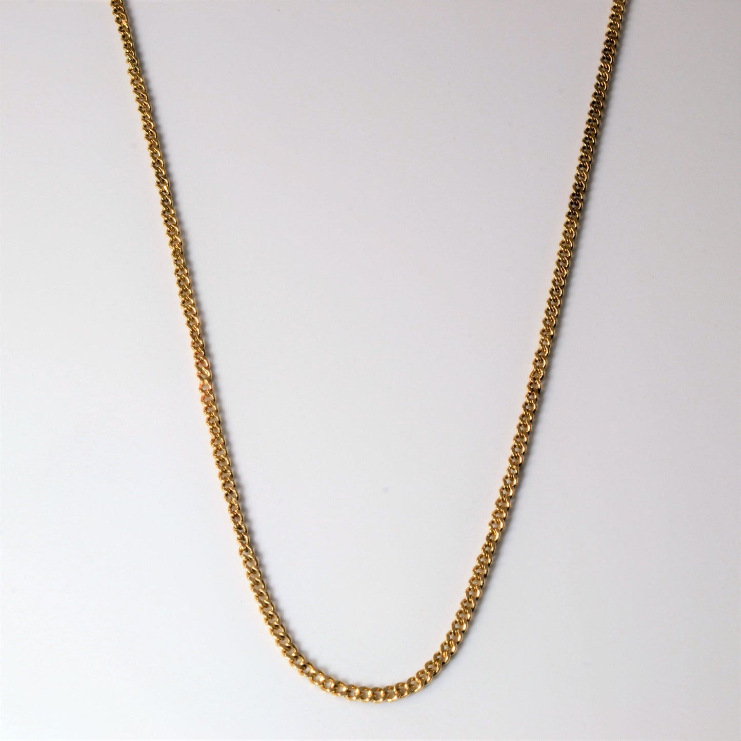 10k Yellow Gold Curb Chain | 19 |