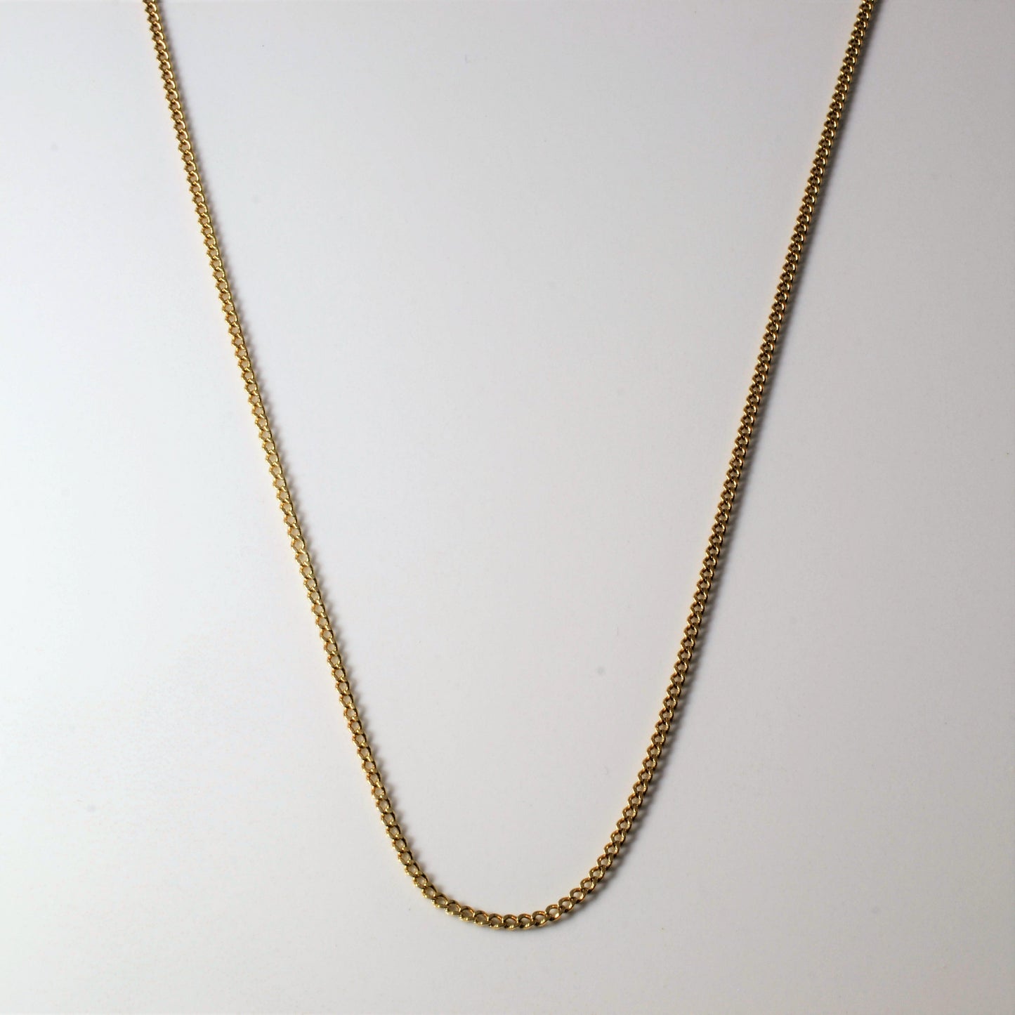 10k Yellow Gold Curb Chain | 27|