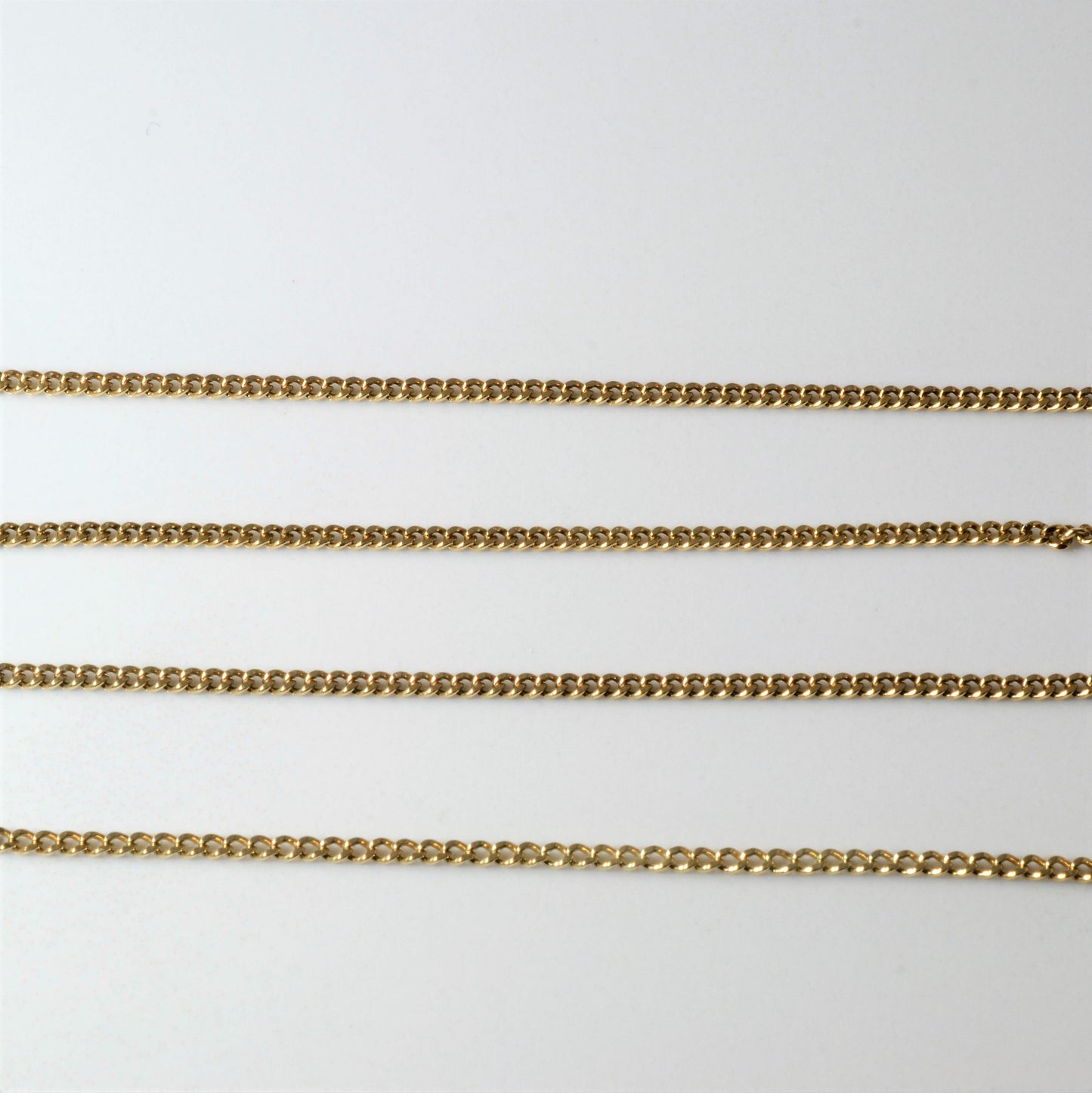 10k Yellow Gold Curb Chain | 27|