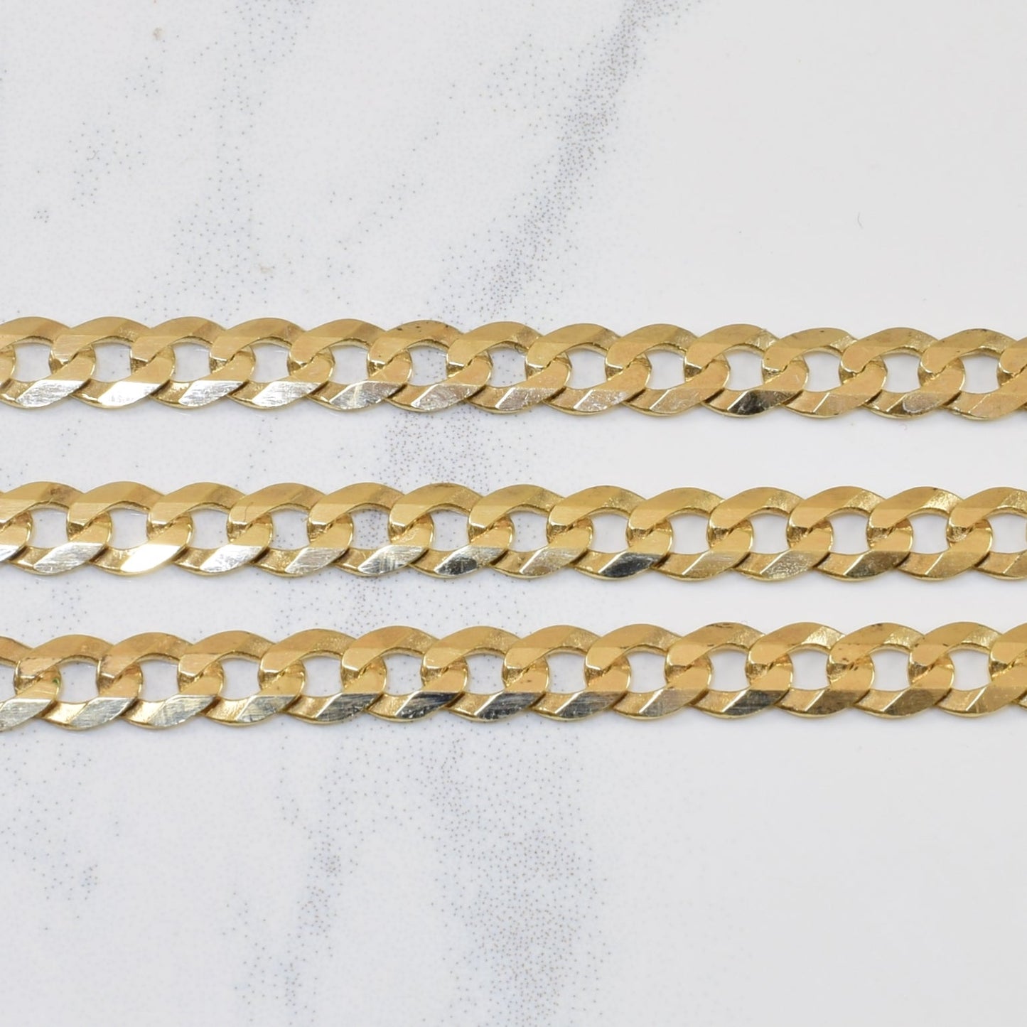 10k Yellow Gold Curb Chain | 20 |