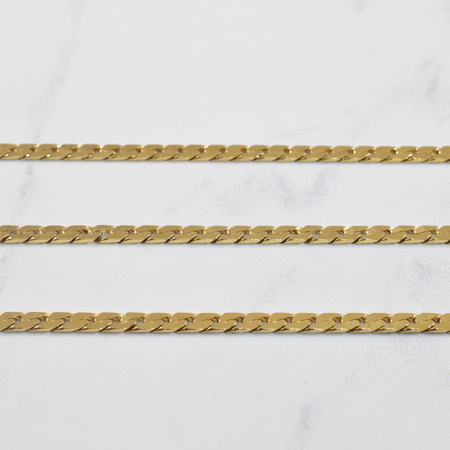 10k Yellow Gold Curb Chain | 22 |