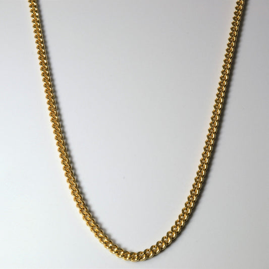 10k Yellow Gold Curb Chain | 28 |