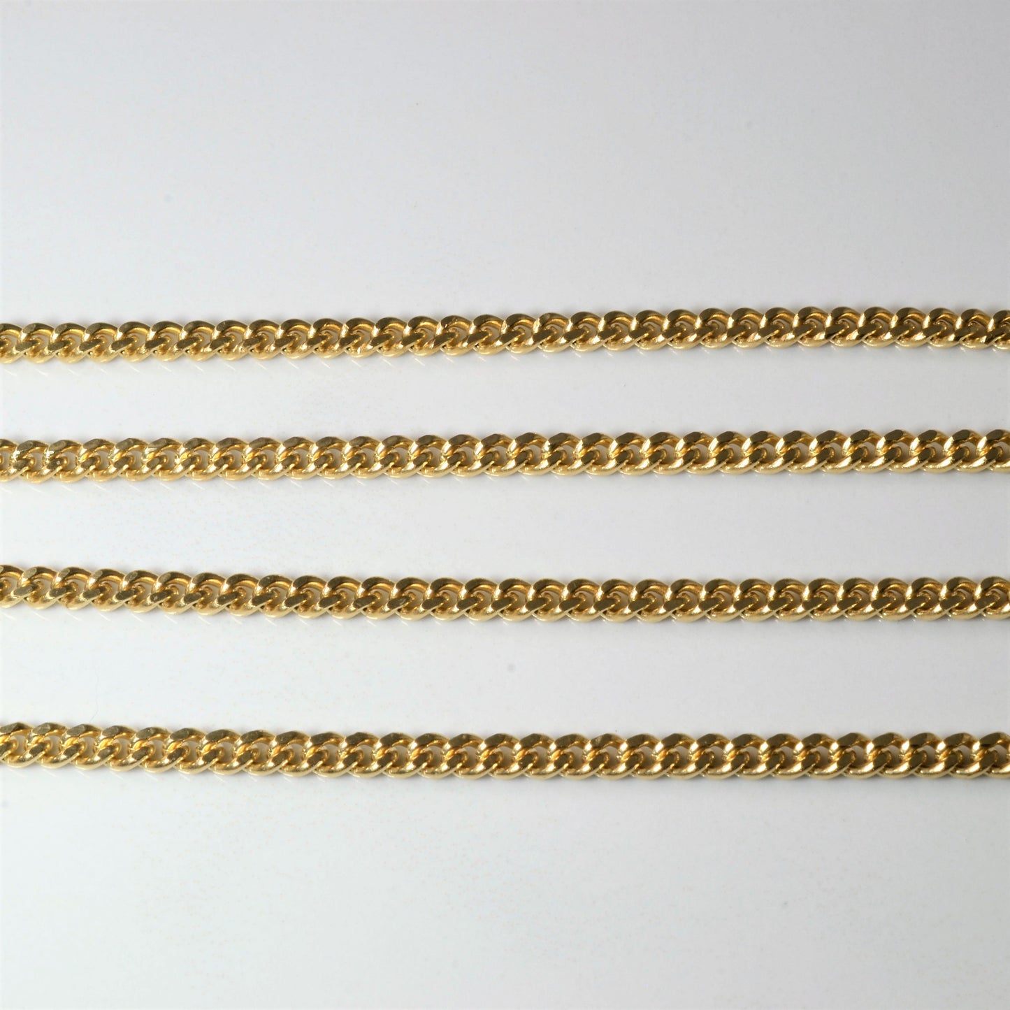 10k Yellow Gold Curb Chain | 28 |