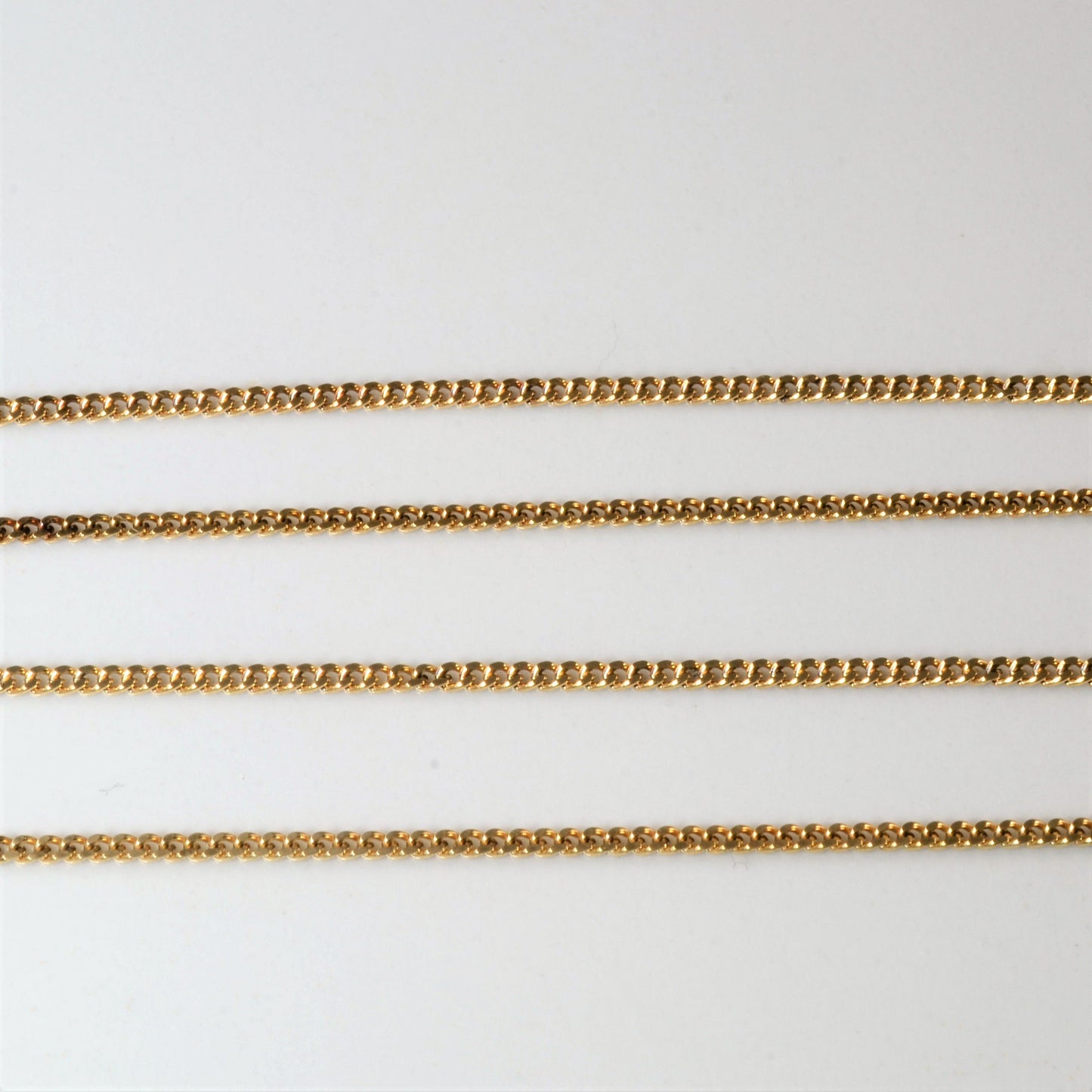 10k Yellow Gold Curb Chain | 18|