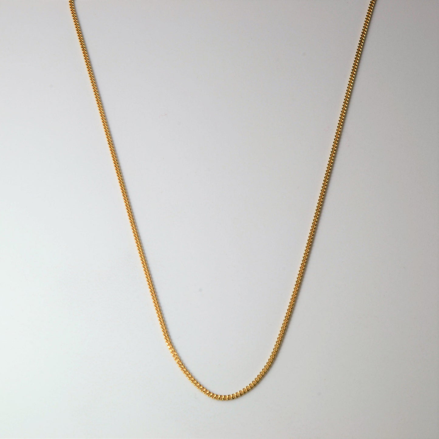 10k Yellow Gold Curb Chain | 16|