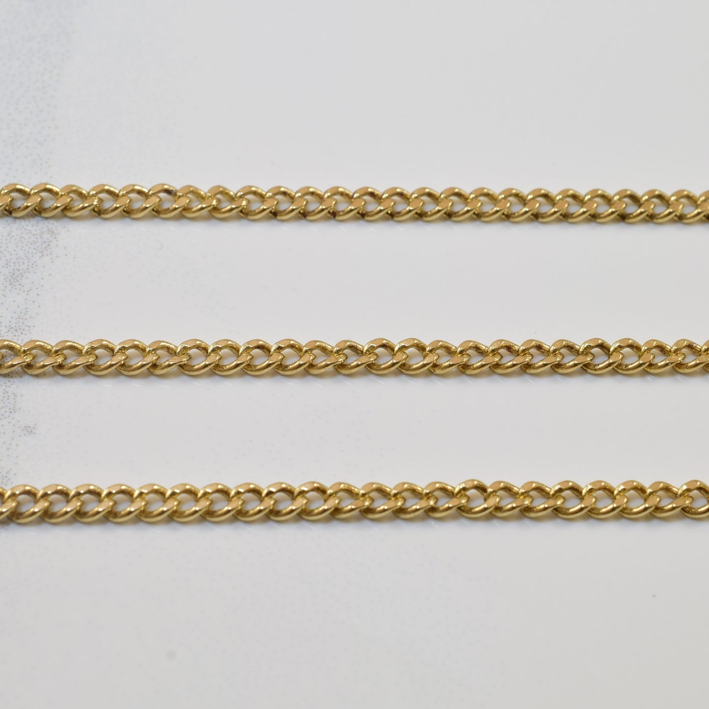 10k Yellow Gold Curb Chain | 26 |