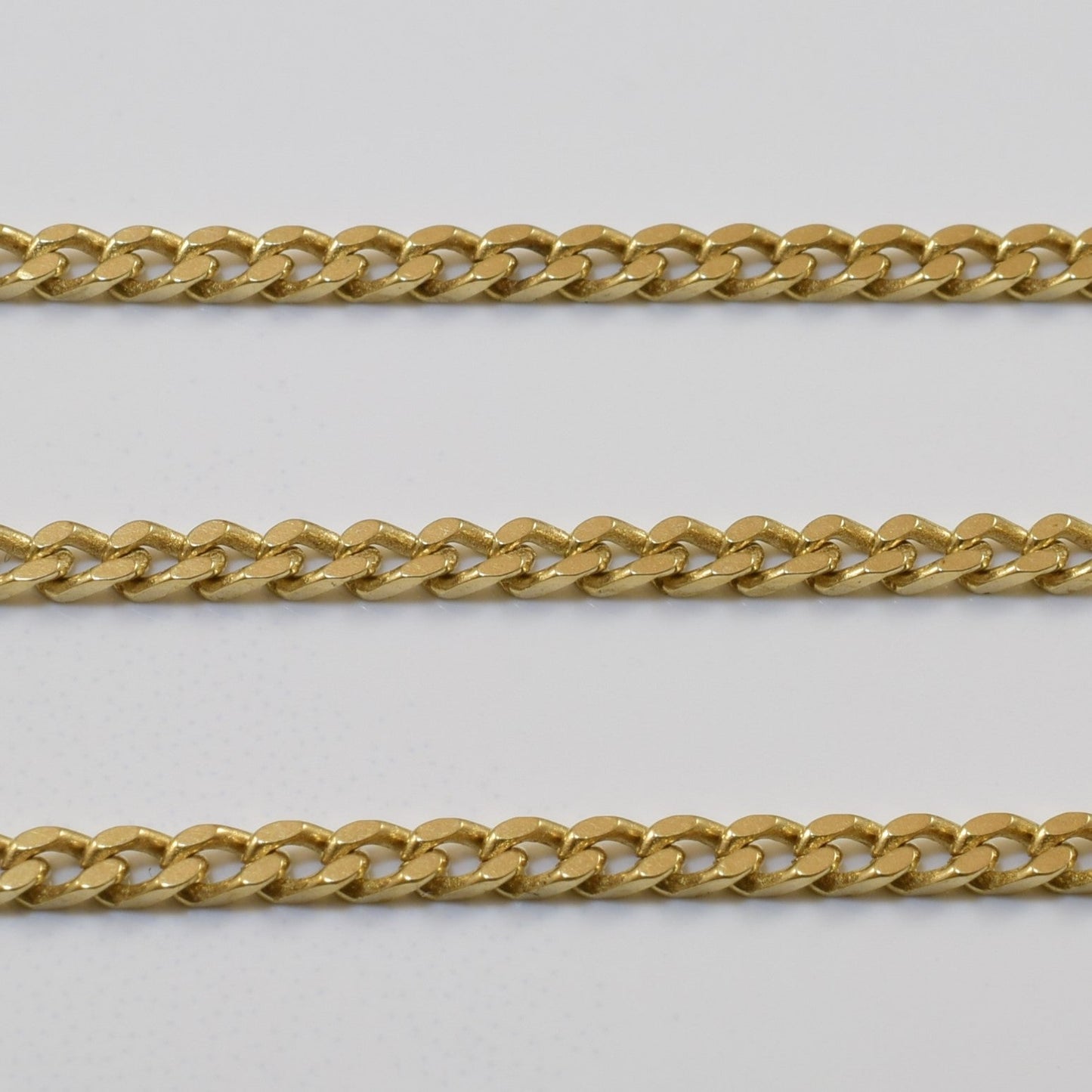 10k Yellow Gold Curb Chain | 22.5 |