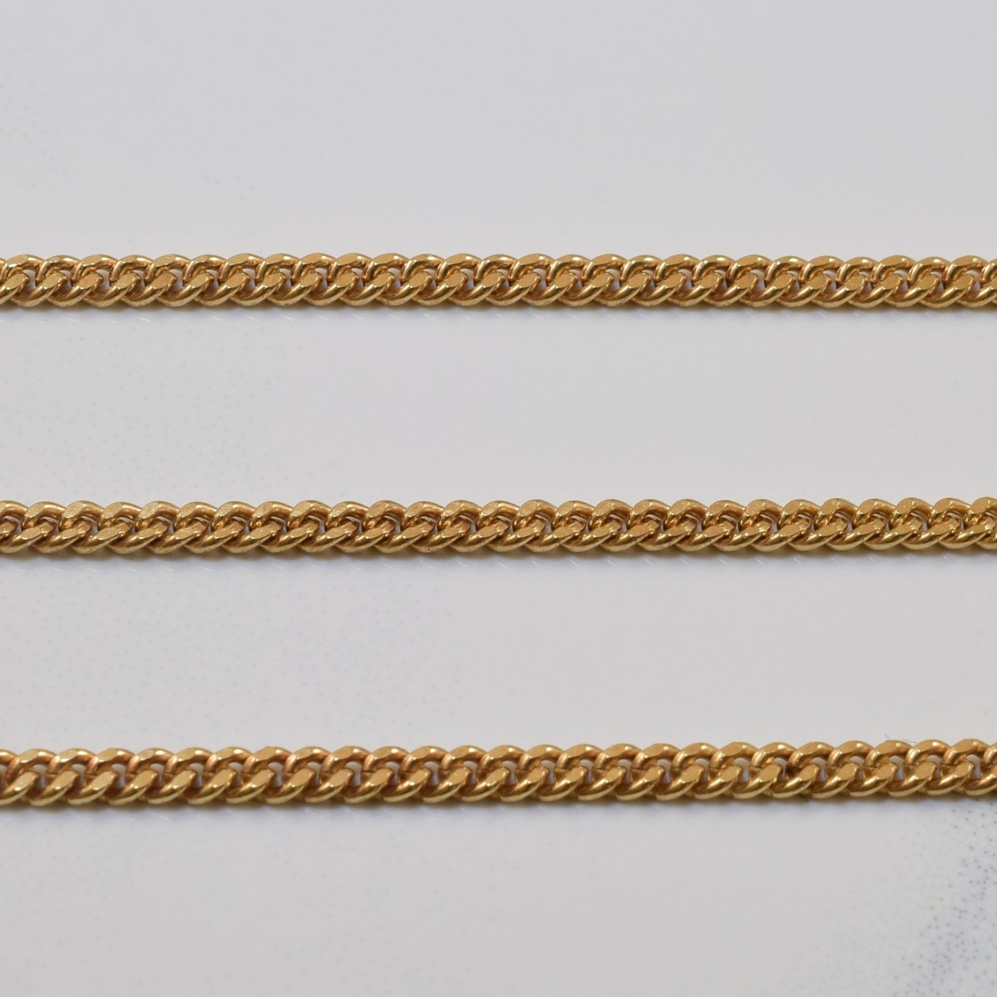 10k Yellow Gold Curb Chain | 24 |