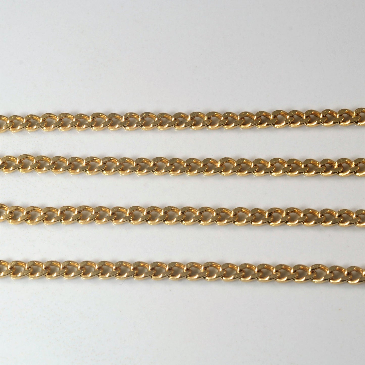 10k Yellow Gold Curb Chain | 24 |
