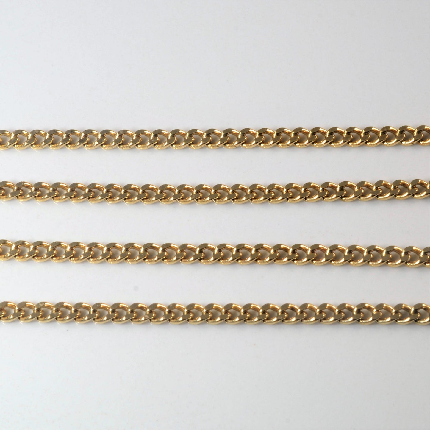 10k Yellow Gold Curb Chain | 24 |