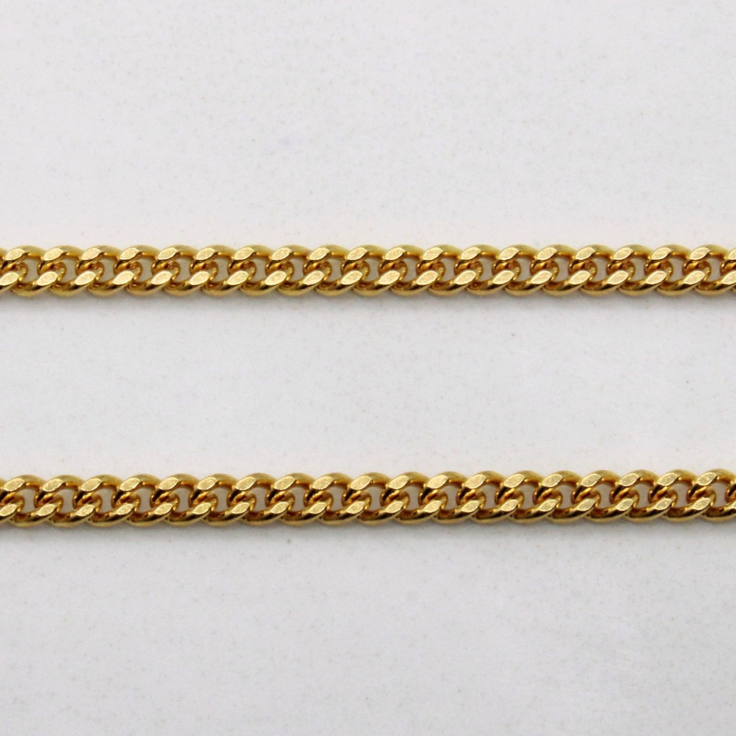 10k Yellow Gold Curb Chain | 24 |