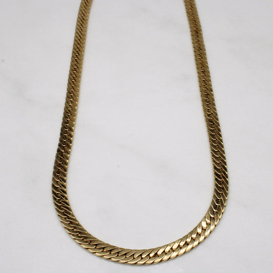 10k Yellow Gold Curb Link Chain | 15 |