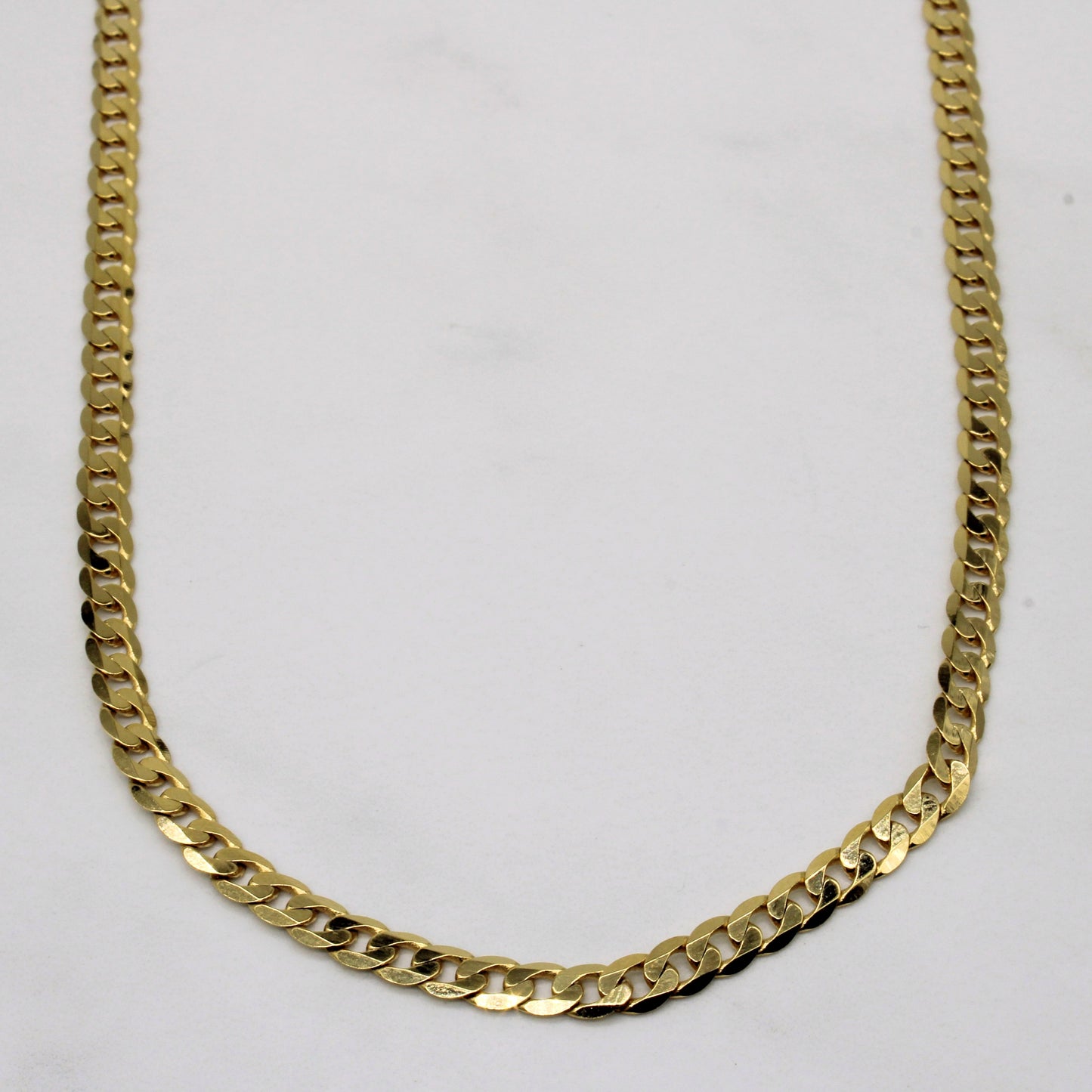 10k Yellow Gold Curb Chain | 22 |